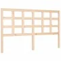 Bed frame with solid wood headboard 160x200 cm by vidaXL, Beds and slatted bases - Ref: Foro24-3192111, Price: 129,36 €, Disc...