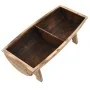 Solid wood and fabric storage bench 103x51x44 cm by vidaXL, Benches for halls and storage - Ref: Foro24-245767, Price: 211,54...