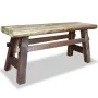 Recycled solid wood bench 100x28x43 cm by vidaXL, Benches for halls and storage - Ref: Foro24-244497, Price: 189,67 €, Discou...