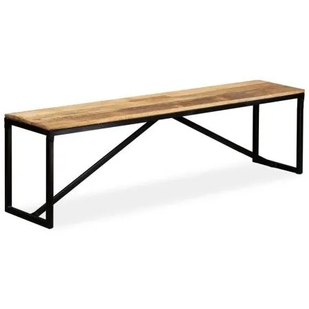 Solid mango wood bench 160x35x45 cm by vidaXL, Benches for halls and storage - Ref: Foro24-244904, Price: 215,65 €, Discount: %