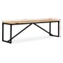 Solid mango wood bench 160x35x45 cm by vidaXL, Benches for halls and storage - Ref: Foro24-244904, Price: 215,65 €, Discount: %