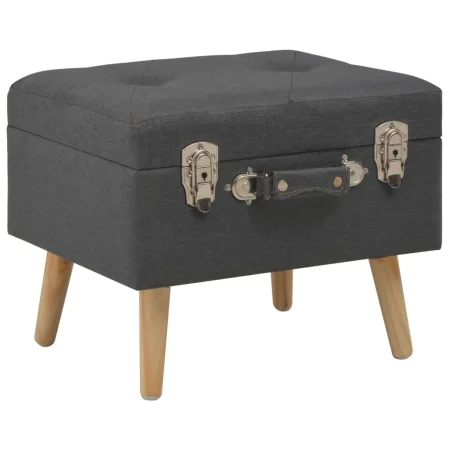 Dark gray fabric storage stool 40 cm by vidaXL, Benches for halls and storage - Ref: Foro24-247520, Price: 51,76 €, Discount: %