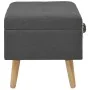 Dark gray fabric storage stool 40 cm by vidaXL, Benches for halls and storage - Ref: Foro24-247520, Price: 51,76 €, Discount: %