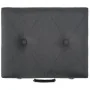 Dark gray fabric storage stool 40 cm by vidaXL, Benches for halls and storage - Ref: Foro24-247520, Price: 51,76 €, Discount: %
