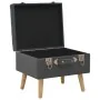 Dark gray fabric storage stool 40 cm by vidaXL, Benches for halls and storage - Ref: Foro24-247520, Price: 51,76 €, Discount: %