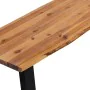 Bank aus massivem Akazienholz, 145 cm von vidaXL, Bänke für Hallen und Lager - Ref: Foro24-245687, Preis: 167,88 €, Rabatt: %