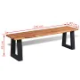 Bank aus massivem Akazienholz, 145 cm von vidaXL, Bänke für Hallen und Lager - Ref: Foro24-245687, Preis: 167,88 €, Rabatt: %