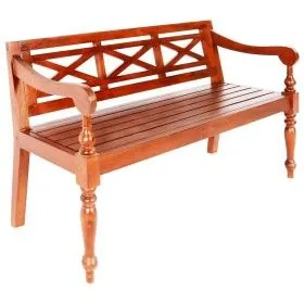 Batavia bench solid dark brown mahogany wood 136 cm by vidaXL, Benches for halls and storage - Ref: Foro24-246971, Price: 126...