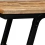 Recycled teak and steel bench 110x35x45 cm by vidaXL, Benches for halls and storage - Ref: Foro24-245411, Price: 137,37 €, Di...