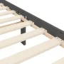 Gray solid wood bed frame with headboard 200x200 cm by vidaXL, Beds and slatted bases - Ref: Foro24-3192903, Price: 169,23 €,...