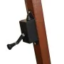 Hanging umbrella with solid fir wood pole in taupe grey 3x3m by vidaXL, Umbrellas - Ref: Foro24-313775, Price: 138,87 €, Disc...