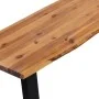 Solid acacia wood bench 160 cm by vidaXL, Benches for halls and storage - Ref: Foro24-245688, Price: 187,70 €, Discount: %