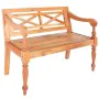 Batavia-Bank aus massivem braunem Mahagoniholz, 98 cm von vidaXL, Bänke für Hallen und Lager - Ref: Foro24-246967, Preis: 112...