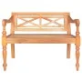 Batavia bench in solid brown mahogany wood 98 cm by vidaXL, Benches for halls and storage - Ref: Foro24-246967, Price: 111,77...
