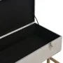 Banco con compartimento 105 cm gris de terciopelo de vidaXL, Bancos para recibidores y almacenamiento - Ref: Foro24-247573, P...