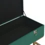 Bench with compartment 105 cm green velvet by vidaXL, Benches for halls and storage - Ref: Foro24-247570, Price: 152,40 €, Di...