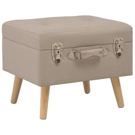 Storage stool 40 cm beige fabric by vidaXL, Benches for halls and storage - Ref: Foro24-247518, Price: 55,19 €, Discount: %