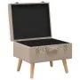 Storage stool 40 cm beige fabric by vidaXL, Benches for halls and storage - Ref: Foro24-247518, Price: 55,19 €, Discount: %