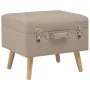 Storage stools 3 pieces beige fabric by vidaXL, Benches for halls and storage - Ref: Foro24-247524, Price: 146,11 €, Discount: %