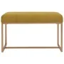 Bench 80 cm mustard velvet by vidaXL, Benches for halls and storage - Ref: Foro24-247556, Price: 89,20 €, Discount: %