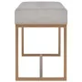 Bench 80 cm gray velvet by vidaXL, Benches for halls and storage - Ref: Foro24-247558, Price: 89,52 €, Discount: %