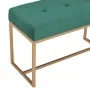 Banco 80 cm terciopelo verde de vidaXL, Bancos para recibidores y almacenamiento - Ref: Foro24-247555, Precio: 93,12 €, Descu...