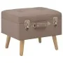 Storage stools 3 pieces brown fabric by vidaXL, Benches for halls and storage - Ref: Foro24-247525, Price: 132,76 €, Discount: %