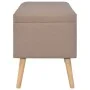Storage stools 3 pieces brown fabric by vidaXL, Benches for halls and storage - Ref: Foro24-247525, Price: 132,76 €, Discount: %