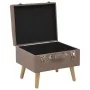 Storage stools 3 pieces brown fabric by vidaXL, Benches for halls and storage - Ref: Foro24-247525, Price: 132,76 €, Discount: %