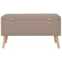 Storage stools 3 pieces brown fabric by vidaXL, Benches for halls and storage - Ref: Foro24-247525, Price: 132,76 €, Discount: %