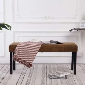 Kunstlederbank 106 cm braun von vidaXL, Bänke für Hallen und Lager - Ref: Foro24-281311, Preis: 96,73 €, Rabatt: %