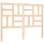 Estructura de cama con cabecero madera maciza 120x200 cm de vidaXL, Camas y somieres - Ref: Foro24-3193071, Precio: 117,27 €,...