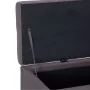 Bank mit Stauraum 116 cm taupefarbenes Polyester von vidaXL, Bänke für Hallen und Lager - Ref: Foro24-281326, Preis: 173,47 €...