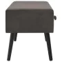 Graue Samtbank mit Schubladen 80 cm von vidaXL, Bänke für Hallen und Lager - Ref: Foro24-277080, Preis: 75,40 €, Rabatt: %