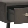 Graue Samtbank mit Schubladen 80 cm von vidaXL, Bänke für Hallen und Lager - Ref: Foro24-277080, Preis: 75,40 €, Rabatt: %