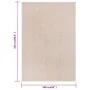 Dunkelbeiger Kurzflorteppich 160x230 cm von vidaXL, Teppiche - Ref: Foro24-340341, Preis: 83,95 €, Rabatt: %