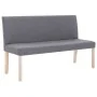 Polyesterbank 139,5 cm hellgrau von vidaXL, Bänke für Hallen und Lager - Ref: Foro24-281335, Preis: 210,65 €, Rabatt: %