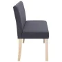 Polyesterbank 139,5 cm grau von vidaXL, Bänke für Hallen und Lager - Ref: Foro24-281334, Preis: 204,28 €, Rabatt: %