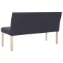 Polyesterbank 139,5 cm grau von vidaXL, Bänke für Hallen und Lager - Ref: Foro24-281334, Preis: 204,28 €, Rabatt: %