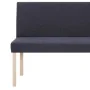 Polyesterbank 139,5 cm grau von vidaXL, Bänke für Hallen und Lager - Ref: Foro24-281334, Preis: 204,28 €, Rabatt: %