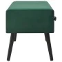 Green velvet bench with drawers 80 cm by vidaXL, Benches for halls and storage - Ref: Foro24-277081, Price: 91,95 €, Discount: %