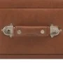 Brown synthetic leather bench with drawers 80 cm by vidaXL, Benches for halls and storage - Ref: Foro24-277076, Price: 74,55 ...