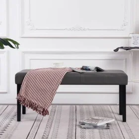 Kunstlederbank 106 cm grau von vidaXL, Bänke für Hallen und Lager - Ref: Foro24-281309, Preis: 78,89 €, Rabatt: %