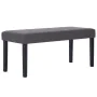 Synthetic leather bench 106 cm gray by vidaXL, Benches for halls and storage - Ref: Foro24-281309, Price: 78,89 €, Discount: %