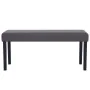 Synthetic leather bench 106 cm gray by vidaXL, Benches for halls and storage - Ref: Foro24-281309, Price: 78,89 €, Discount: %