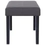 Synthetic leather bench 106 cm gray by vidaXL, Benches for halls and storage - Ref: Foro24-281309, Price: 78,89 €, Discount: %
