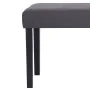 Synthetic leather bench 106 cm gray by vidaXL, Benches for halls and storage - Ref: Foro24-281309, Price: 78,89 €, Discount: %