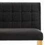Black velvet bench 140 cm by vidaXL, Benches for halls and storage - Ref: Foro24-288575, Price: 207,55 €, Discount: %