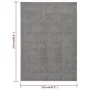 Grauer Kurzflorteppich 120x170 cm von vidaXL, Teppiche - Ref: Foro24-340315, Preis: 49,57 €, Rabatt: %