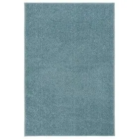 Alfombra de pelo corto azul 160x230 cm de vidaXL, Alfombras - Ref: Foro24-340349, Precio: 78,05 €, Descuento: %
